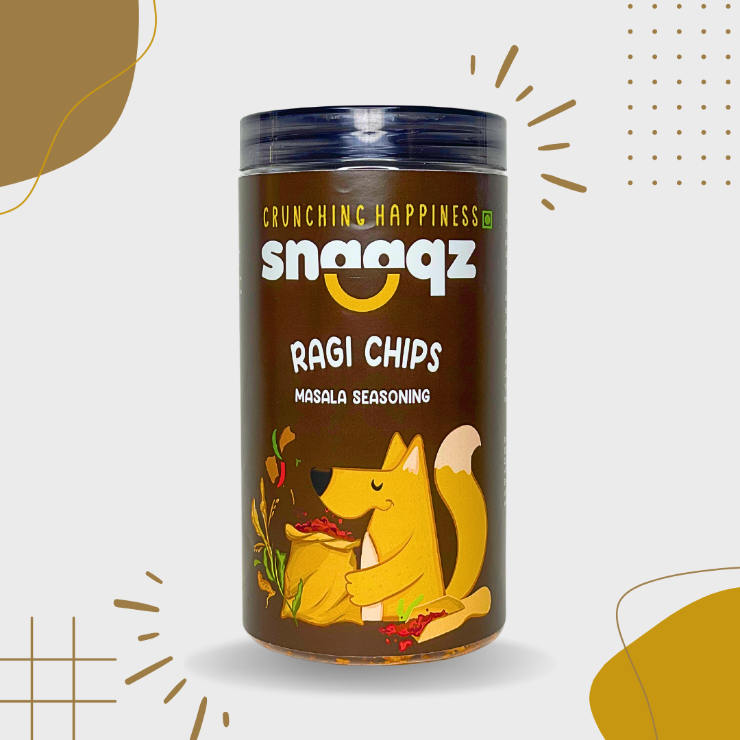 SNAAQZ Ragi Masala Chips | 150 gms