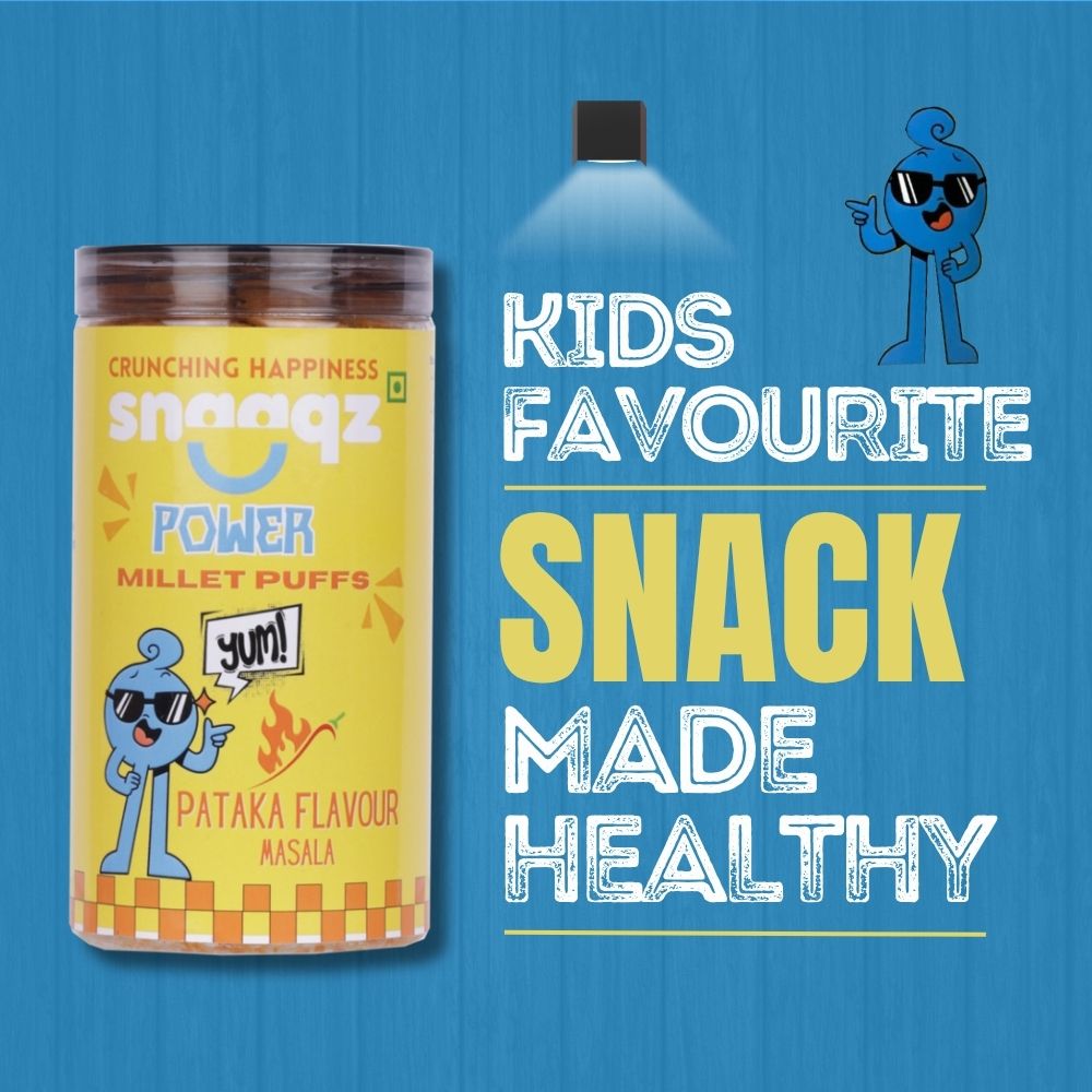 Millet Puffs Patakha Flavour – Spicy Crunchy Healthy Snack