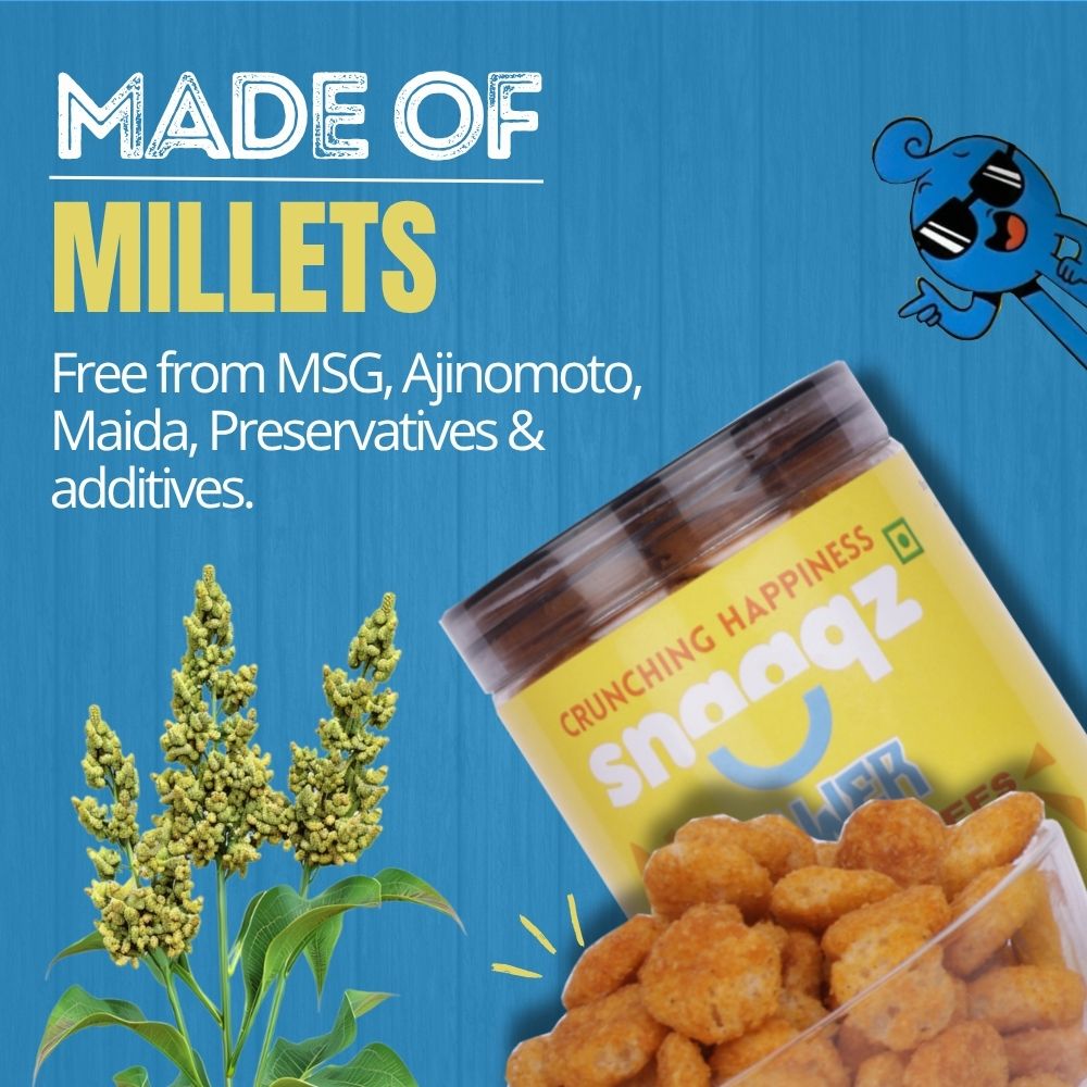 Millet Puffs Patakha Flavour – Spicy Crunchy Healthy Snack