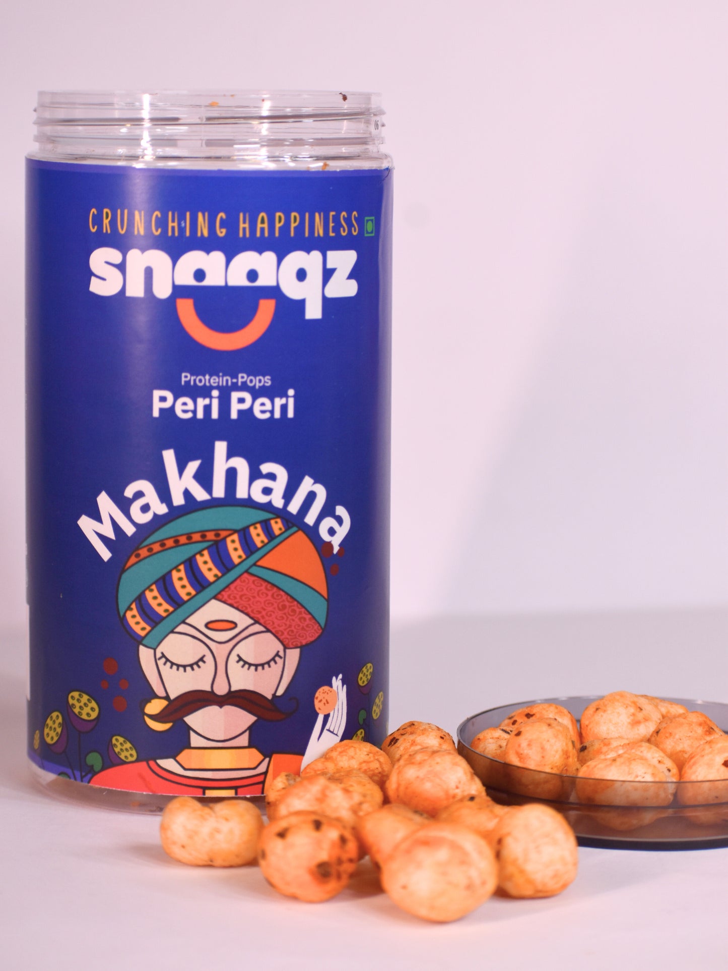 Snaaqz peri peri makhana healthy snack