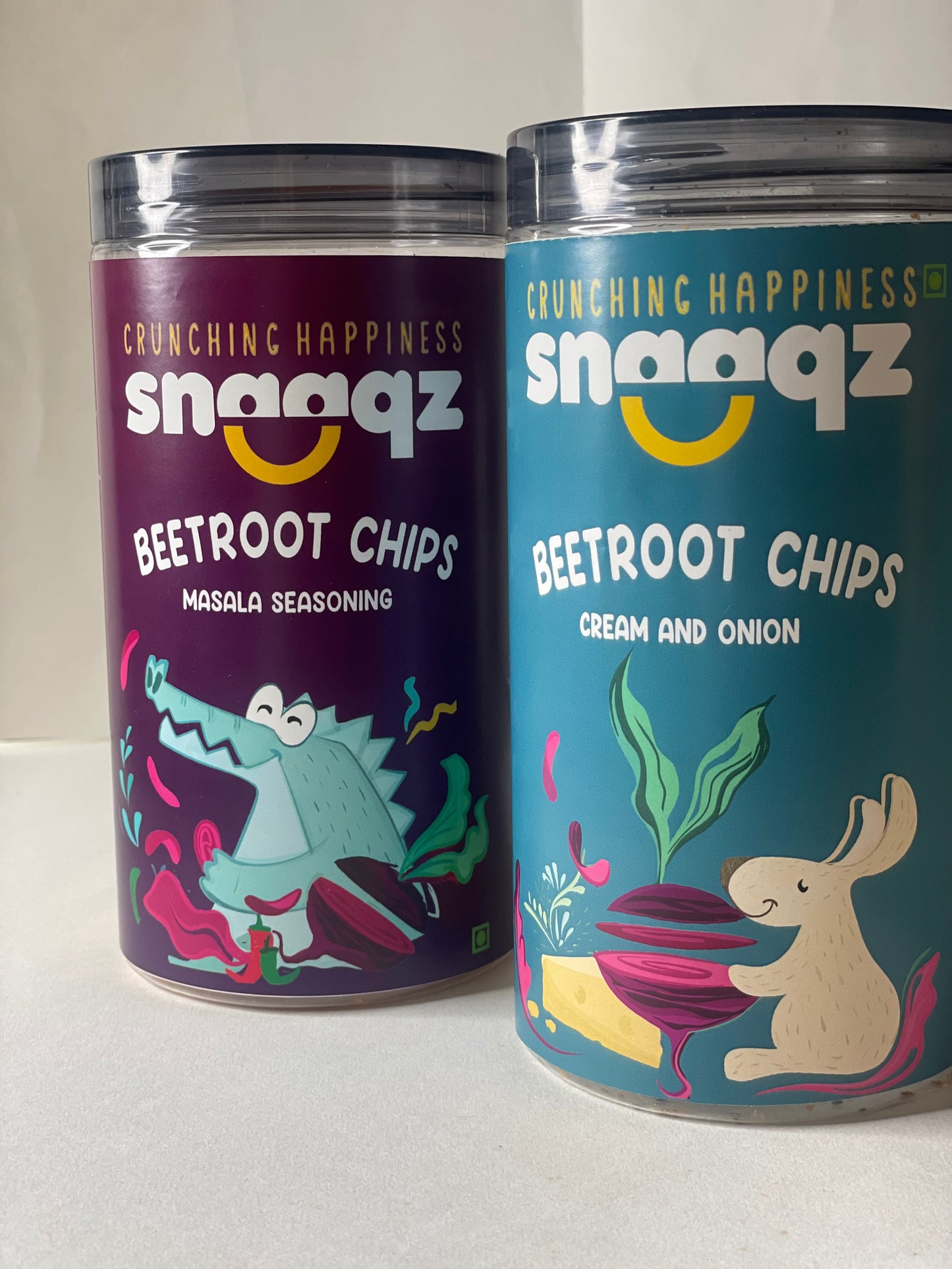 Beetroot chips Combo each flavour - Masala and Cream Onion - 150g each