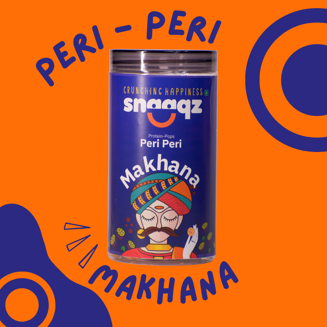 Snaaqz peri peri makhana healthy snack