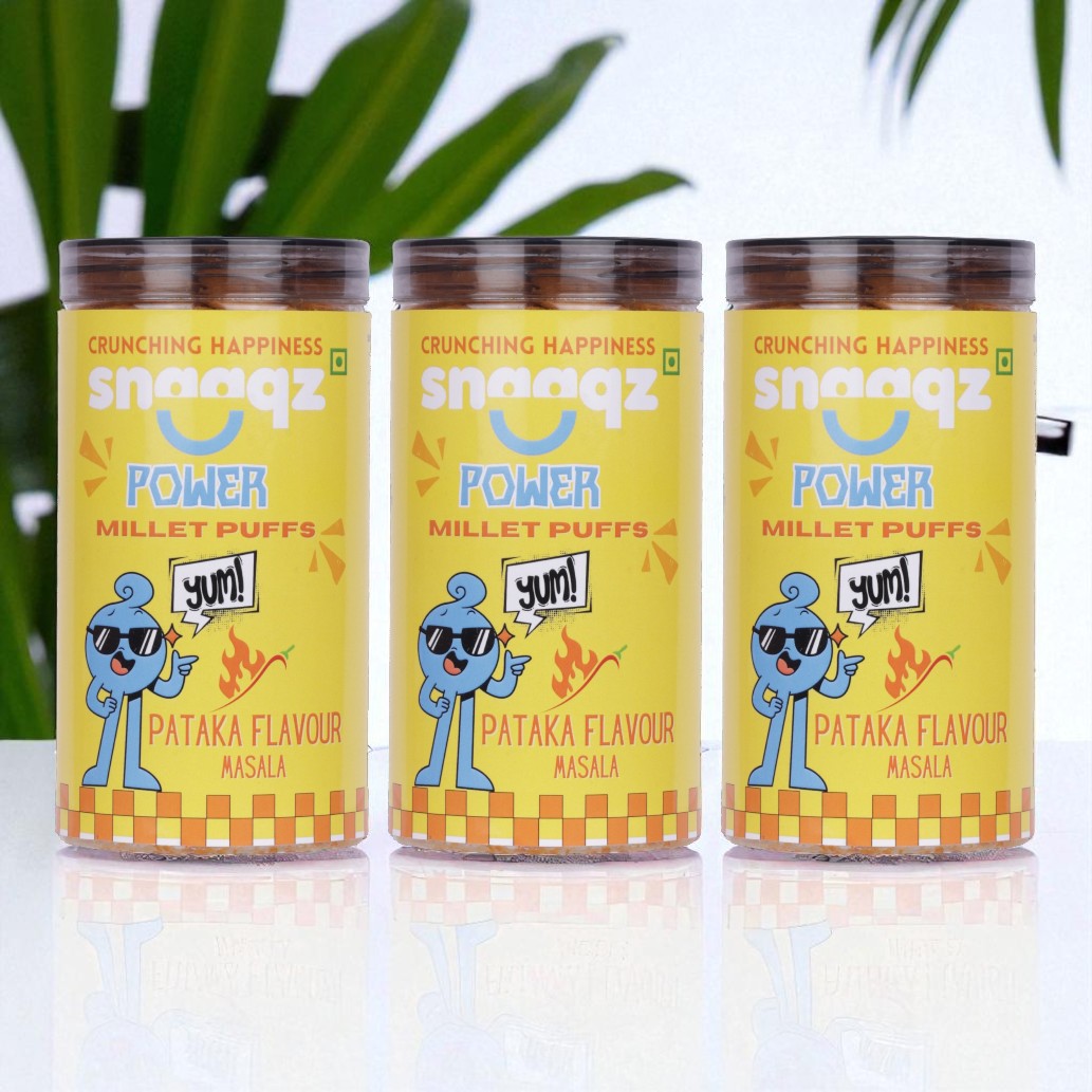 Millet Puffs Patakha Flavour – Spicy Crunchy Healthy Snack