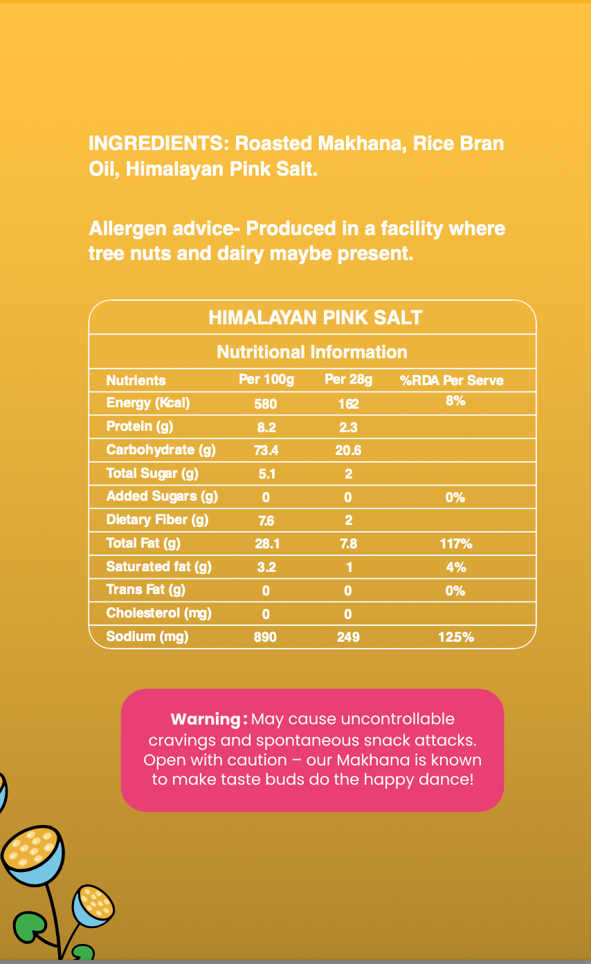Himalayan Pink Salt Makhana 70g