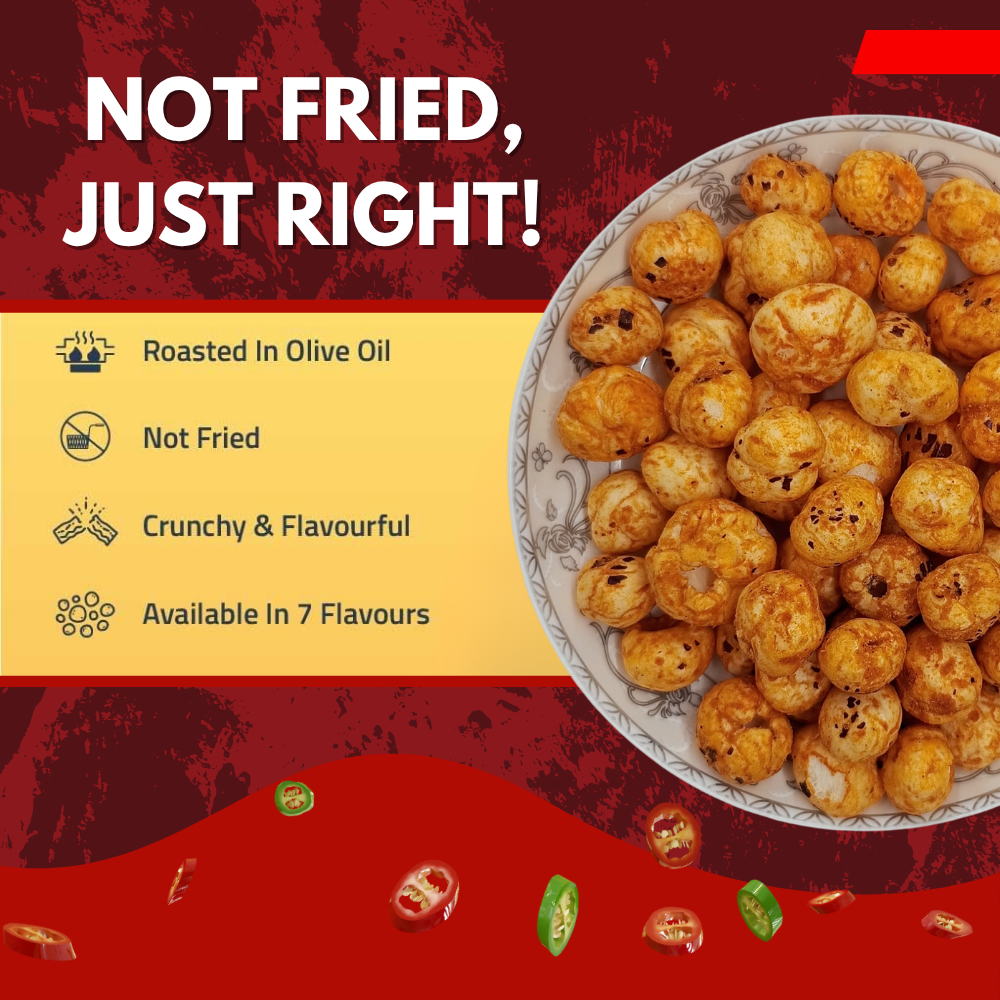 Chilly Garlic Makhana – Spicy Crunchy Makhana | Foxnut Snack