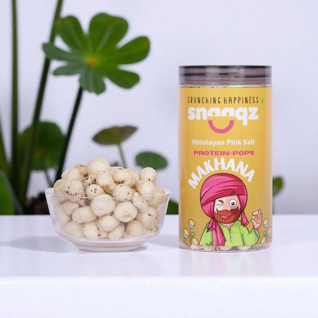 Snaaqz Makhana Protein-Pops – Himalayan Pink Salt (70g)