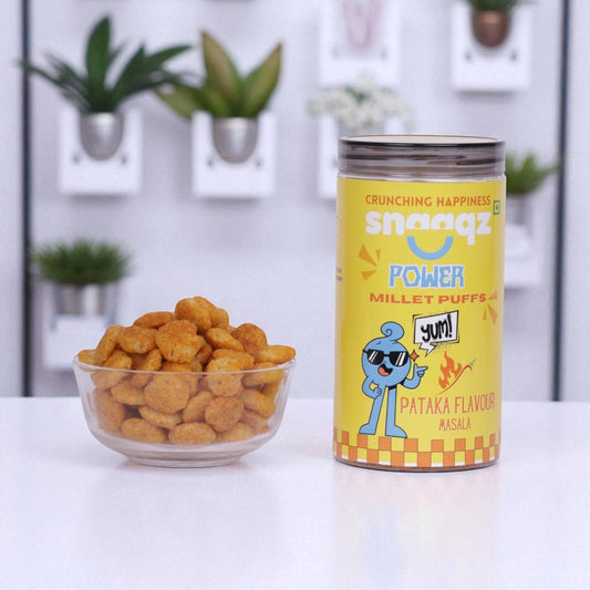 Millet Puffs Patakha Flavour – Spicy Crunchy Healthy Snack