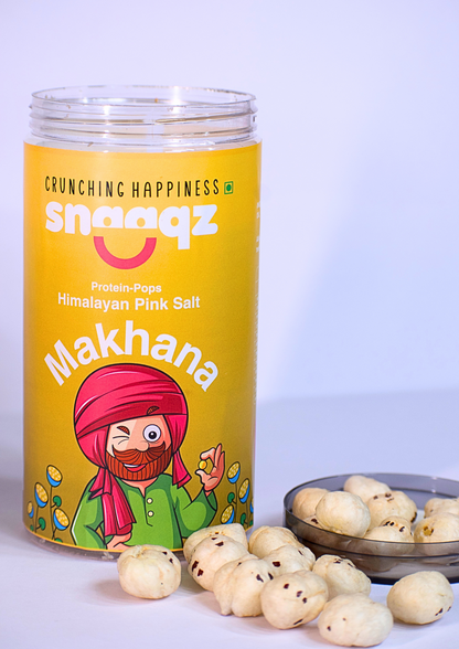 Snaaqz Makhana Protein-Pops – Himalayan Pink Salt (70g)