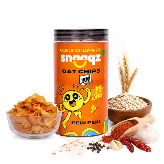 SNAAQZ Peri Peri Oat Chips| 150 gms