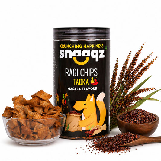 SNAAQZ Ragi Masala Chips | 150 gms