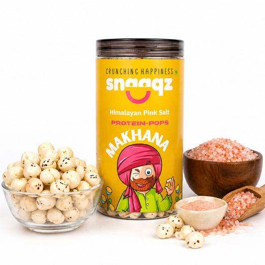 SNAAQZ Himalayan Pink Salt Makhana  | 70 gms