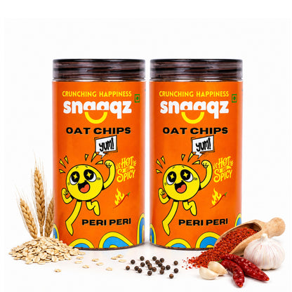 SNAAQZ Peri Peri Oat Chips| 150 gms