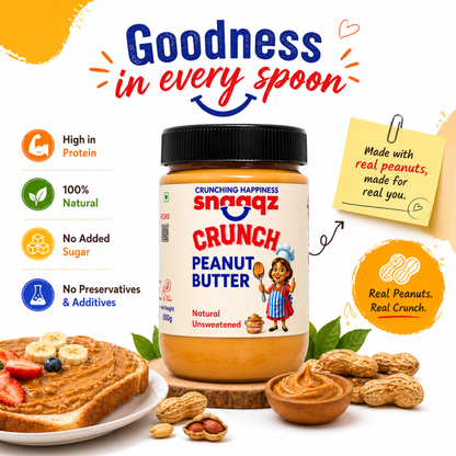 Natural Crunchy Peanut Butter 500gm