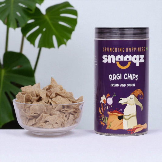 Ragi Chips Cream & Onion – Healthy Crunchy Snack