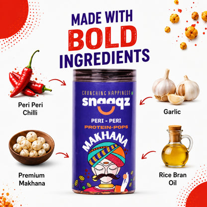 SNAAQZ Peri Peri Makhana | 70 gms