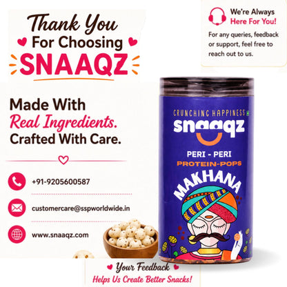 SNAAQZ Peri Peri Makhana | 70 gms